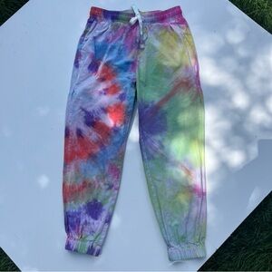 Coofandy Tie Dye Cotton Joggers Small